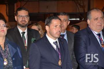 Procesión religiosa de San Gregorio y actuación del humorista Maestro Florido (Foto Francisco Javier Santana y TA)
